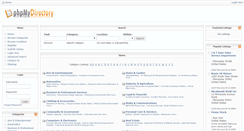 Desktop Screenshot of businessdirectory.dirwizard.com